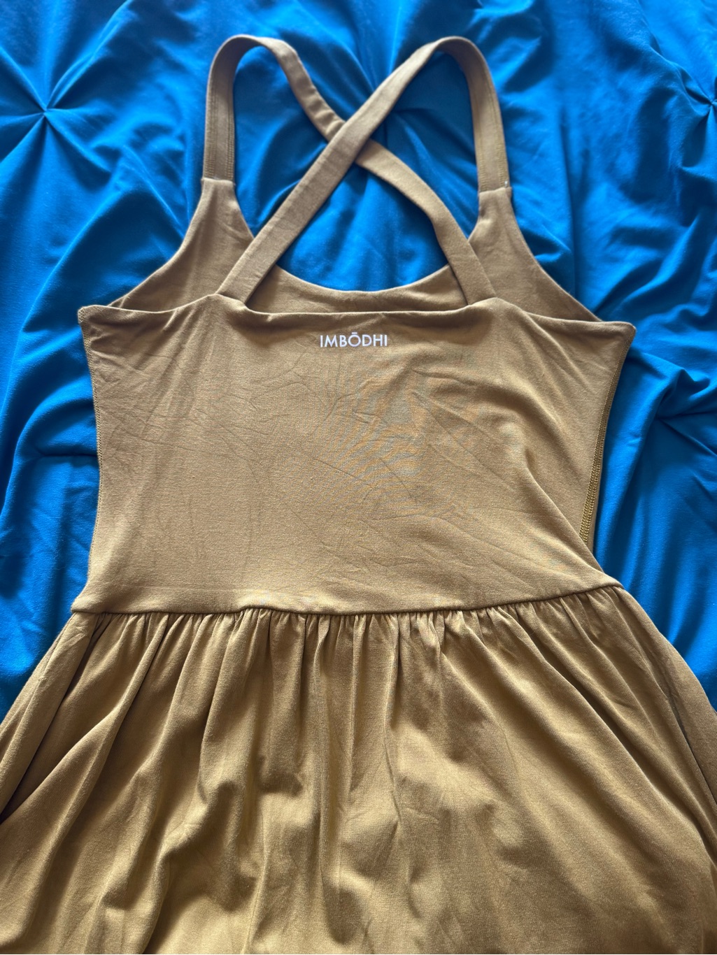 Imbdhi Chartreuse Cross Back Harem Pant Jumpsuit L — image 3 of 7